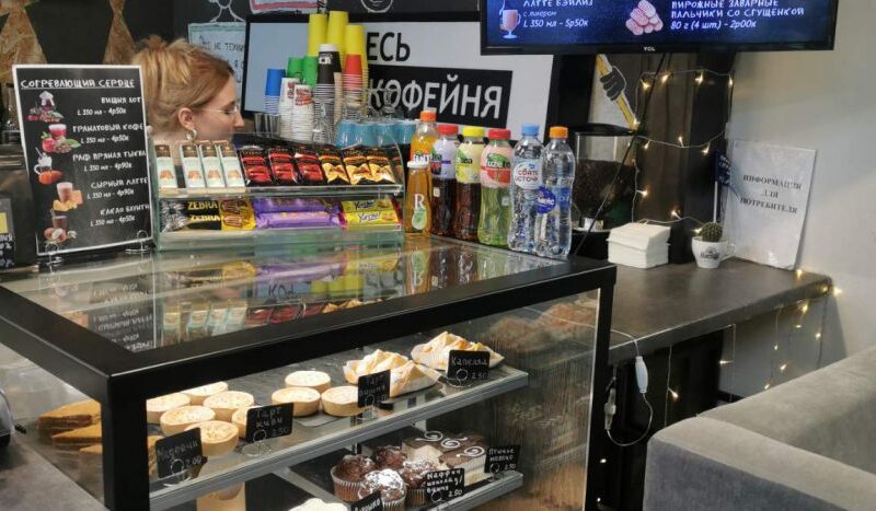 Продается прибыльная кофейня с посадочными местами в ТЦ Минска